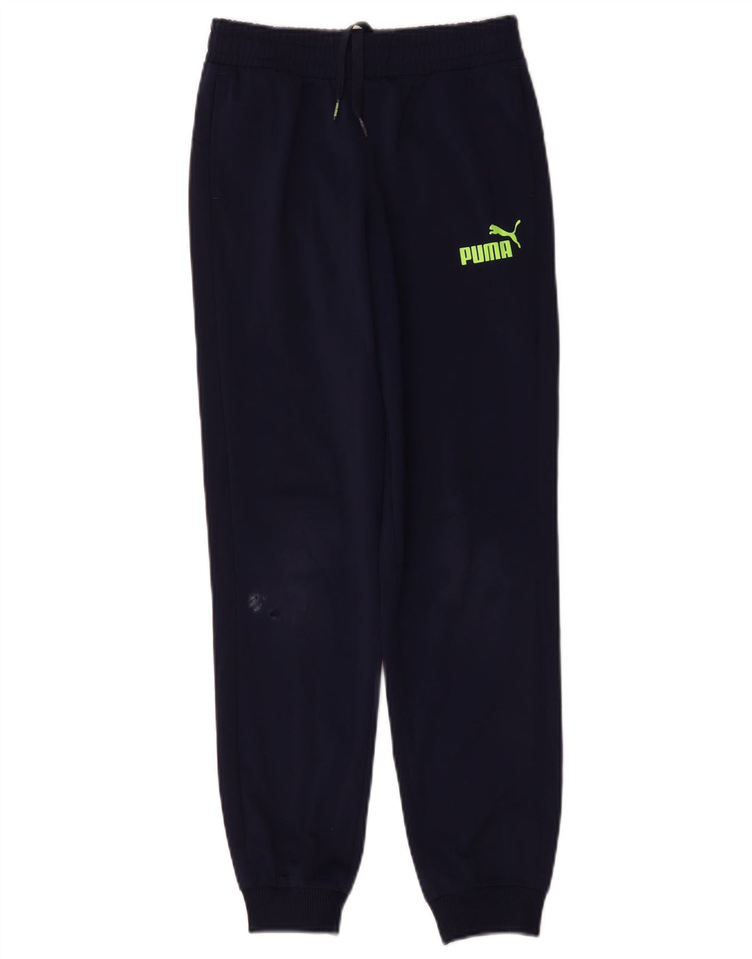 Pantaloni da tuta da ragazzo Puma Joggers 11-12 anni in poliestere blu navy
