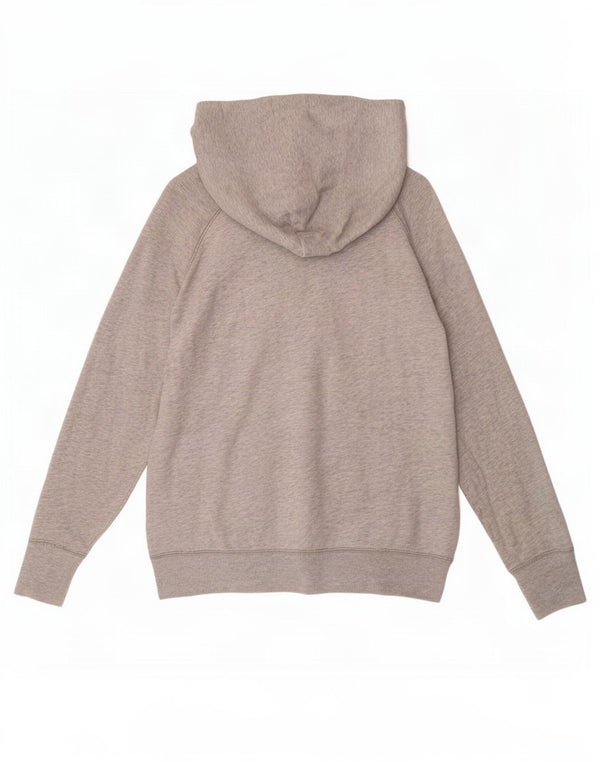 Gap Felpa con cappuccio oversize con grafica da donna UK 10 Small Cotone chiazzato grigio