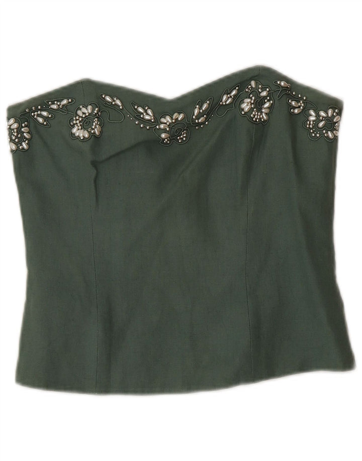 Angelo Santagostino Set gonna 2 pezzi da donna IT 44 medio W26 verde Designe