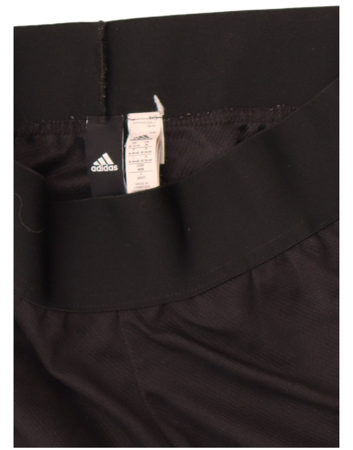 Pantaloni da tuta da donna Adidas UK 12/14 Medium Nero Poliestere