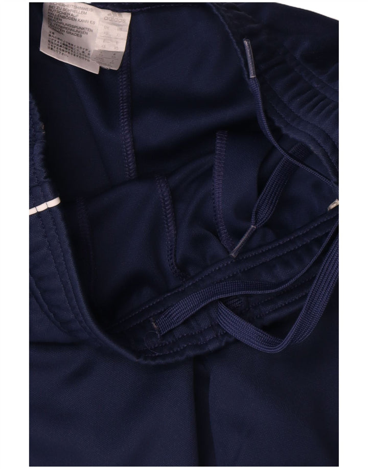 Pantaloni da tuta Adidas Aeroready da uomo XS in poliestere blu navy