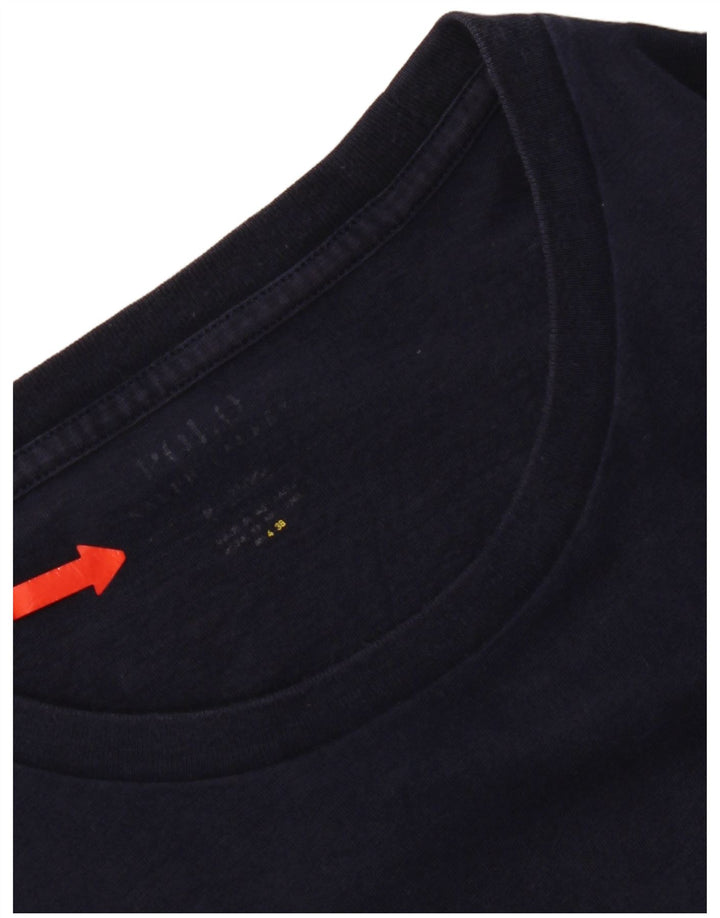 T-shirt da uomo Polo Ralph Lauren Top medio blu navy