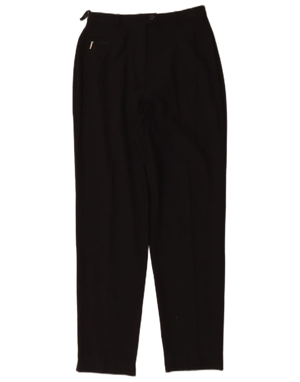 Pantaloni da abito affusolati da donna Marks & Spencer UK 8 piccoli W26 L27 neri