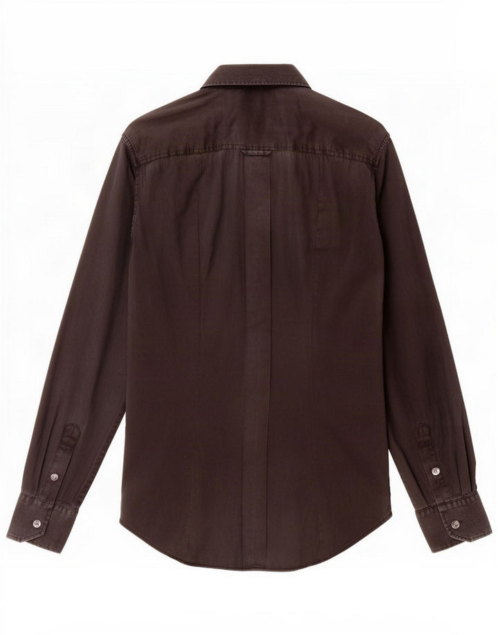 Camicia slim fit da uomo Dolce & Gabbana nera media
