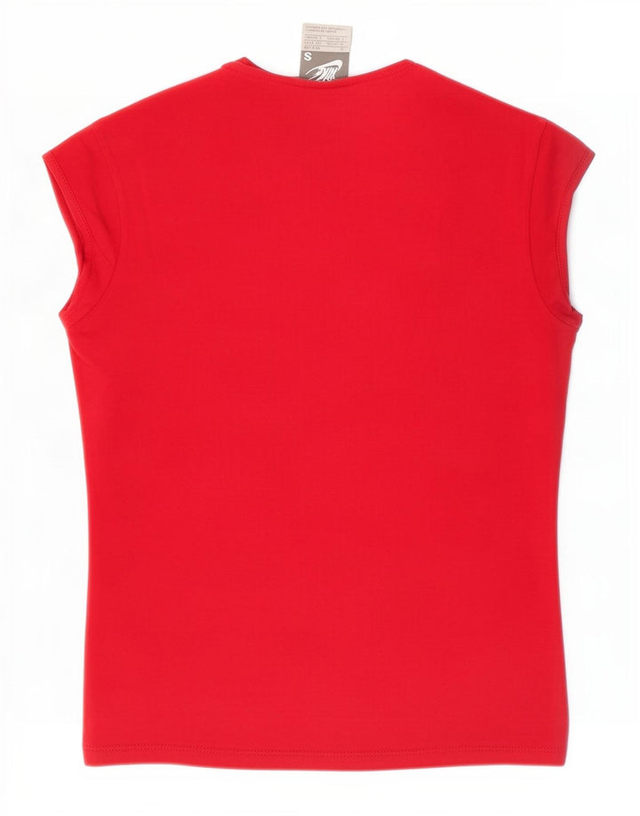 T-shirt da donna Nike Top UK 8/10 piccola rossa