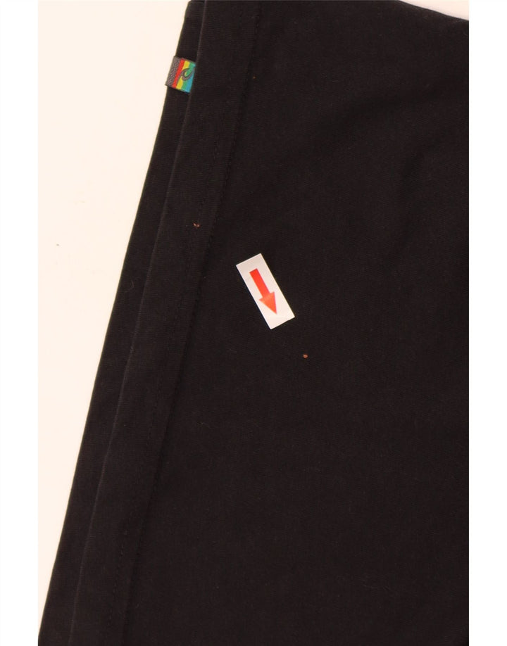 RIP CURL T-shirt grafica da uomo Top in cotone nero medio