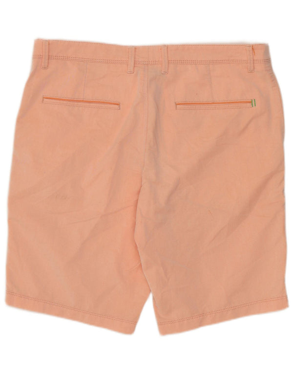 Hugo Boss Mens Chino Shorts IT 48 Medium W32 Orange Cotton
