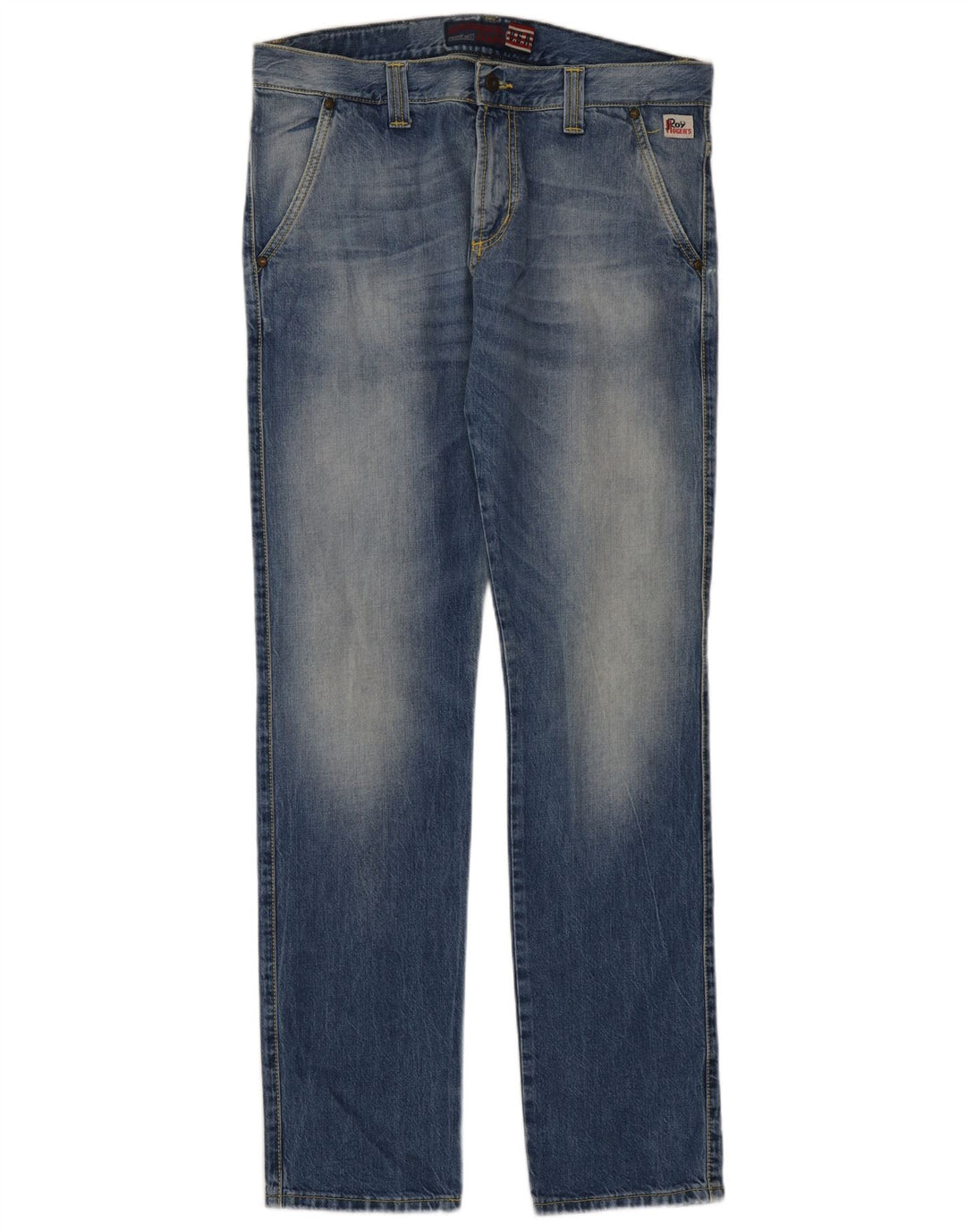 Jeans dritti da uomo Roy Rogers IT 48 medio W34 L35 cotone blu