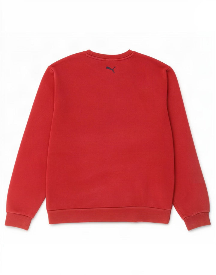 Felpa grafica da uomo Puma Large rossa