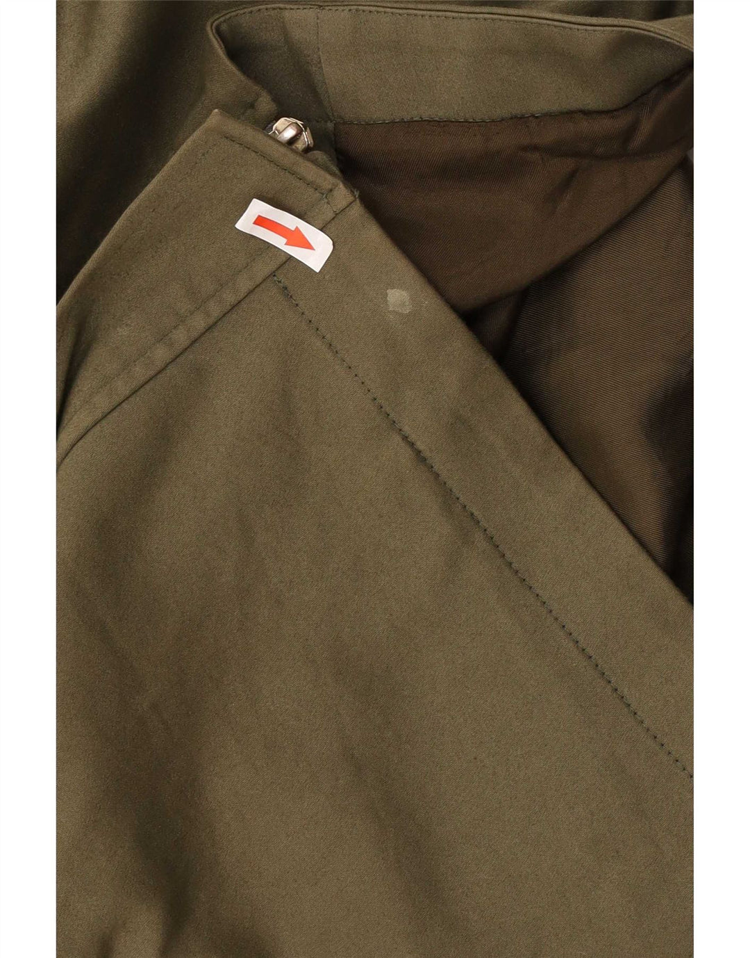 Giacca parka oversize con cappuccio da donna Reiss UK 8 piccola in cotone kaki