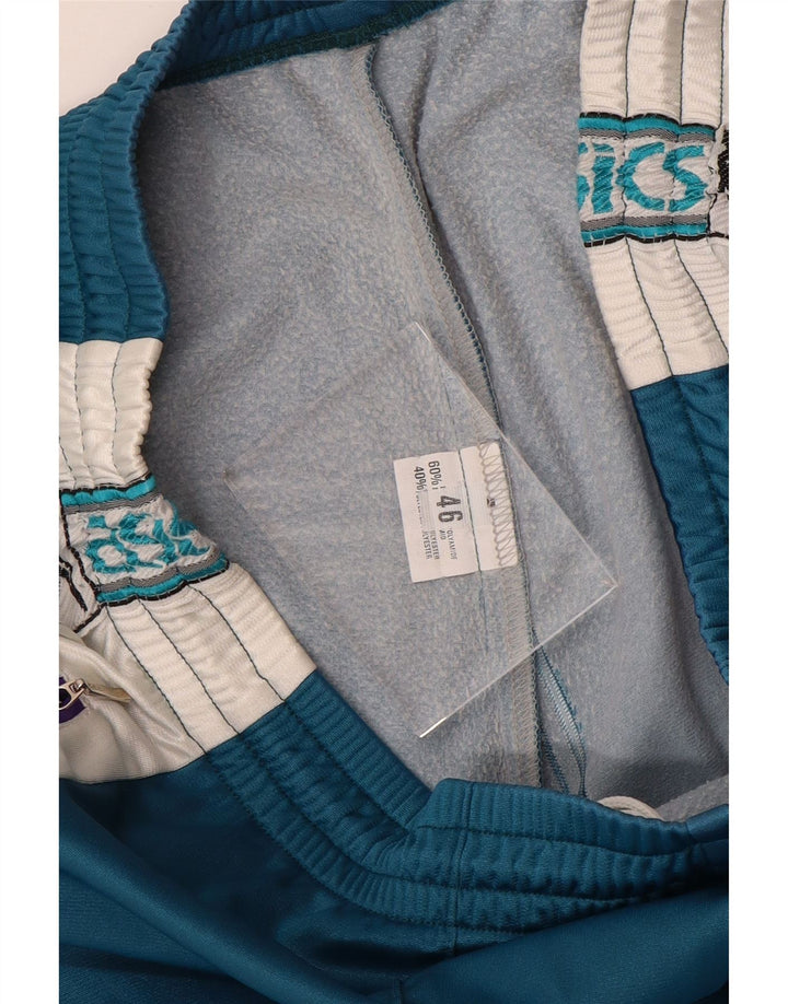 Pantaloni da tuta con grafica ASICS da uomo IT 46 Small Blue Colourblock