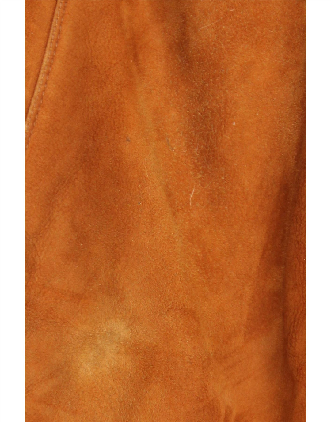 Cappotto in shearling vintage da donna dal taglio ampio IT 48 XL in pelle marrone