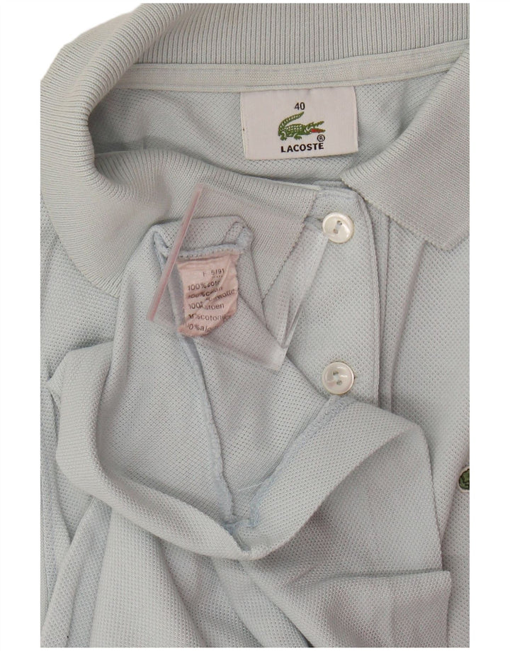 Polo senza maniche da donna Lacoste taglia 40 cotone blu medio