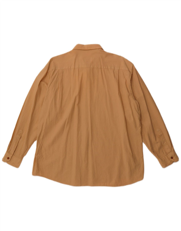 Camicia vintage da uomo grande beige