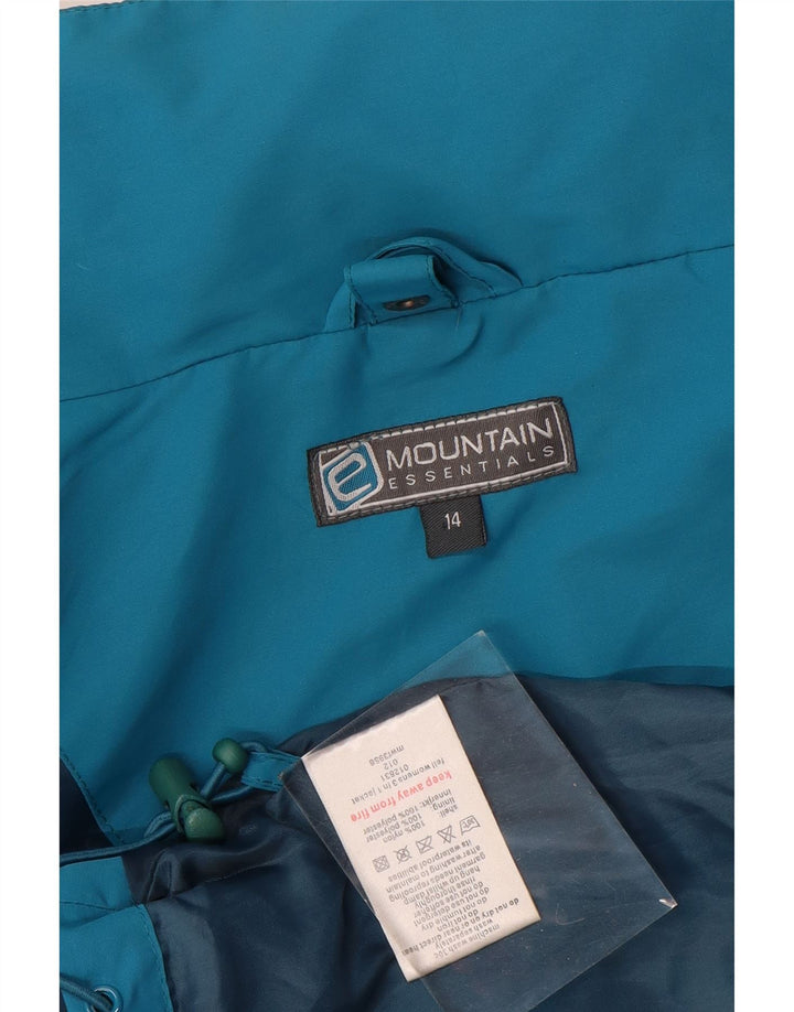 Giacca antipioggia da donna Mountain Essentials UK 14 grande nylon blu