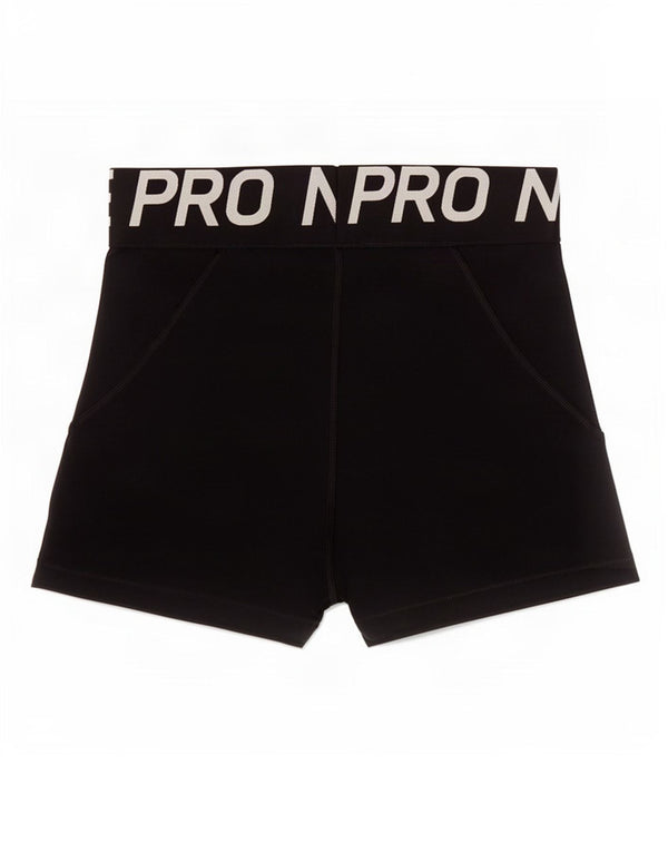 Pantaloncini sportivi grafici da donna Nike UK 8 piccoli poliestere nero