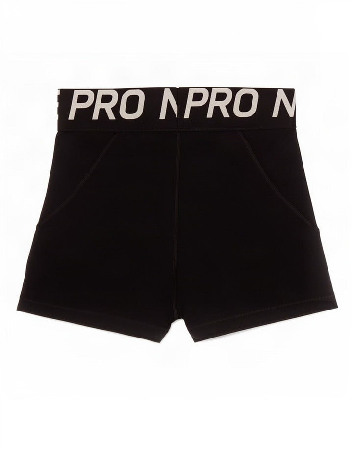 Pantaloncini sportivi grafici da donna Nike UK 8 piccoli poliestere nero