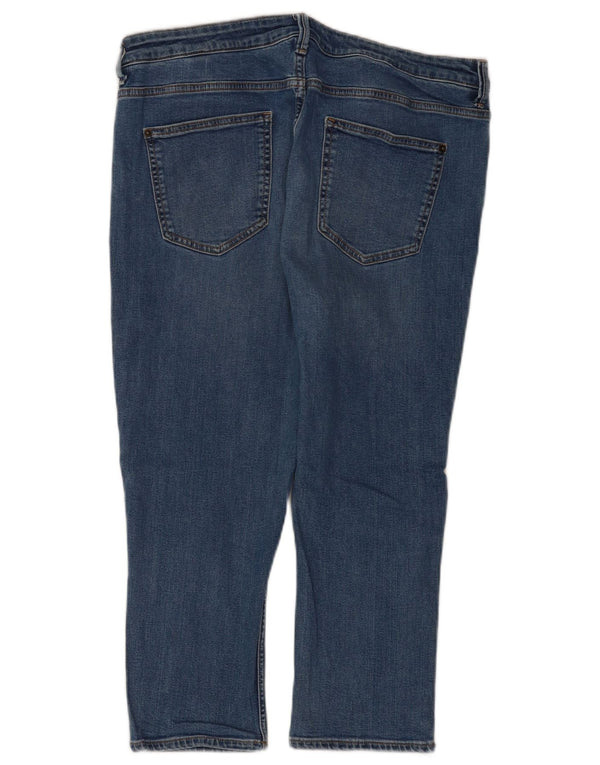 Jeans Capri da donna Marks & Spencer UK 16 Large W36 L21 Cotone blu