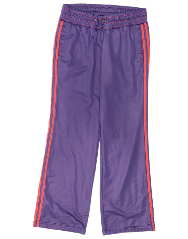 Pantaloni da tuta da donna Adidas UK 14 poliestere viola medio