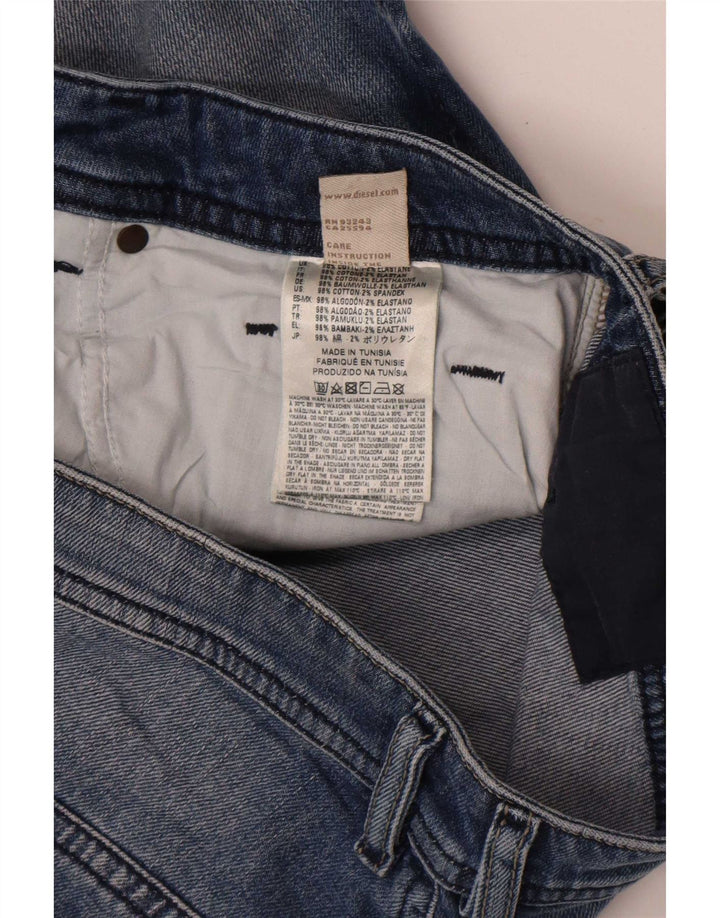 Jeans slim da uomo Diesel W34 L34 cotone blu
