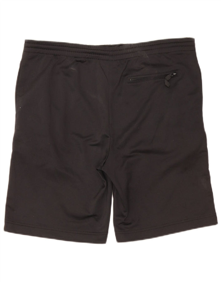 Pantaloncini sportivi da uomo Kappa medio nero in poliestere