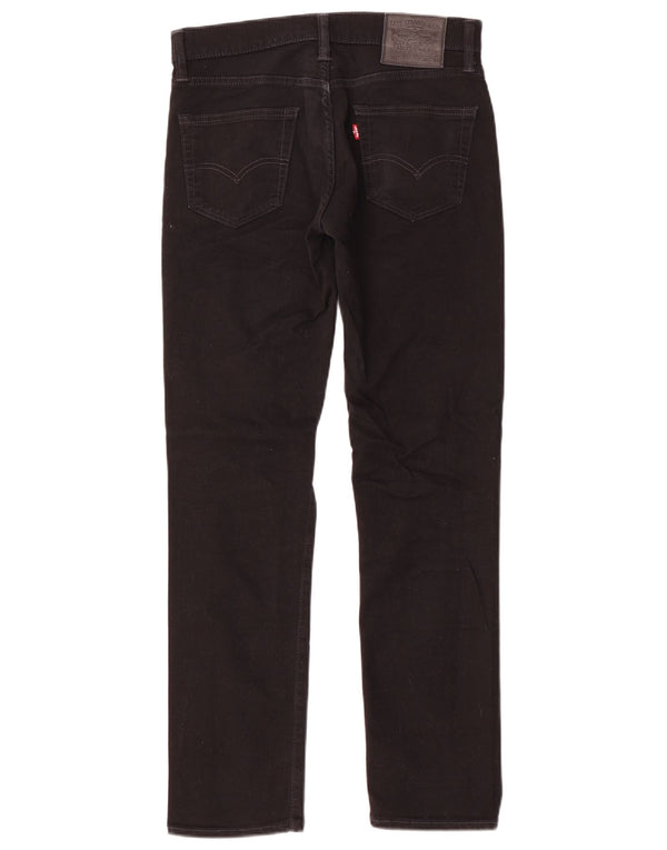 Jeans slim da uomo Levi's W30 L32 cotone nero