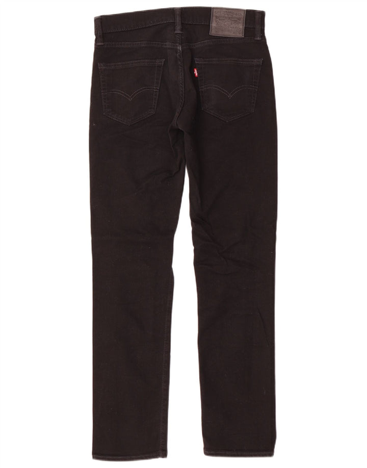 Jeans slim da uomo Levi's W30 L32 cotone nero