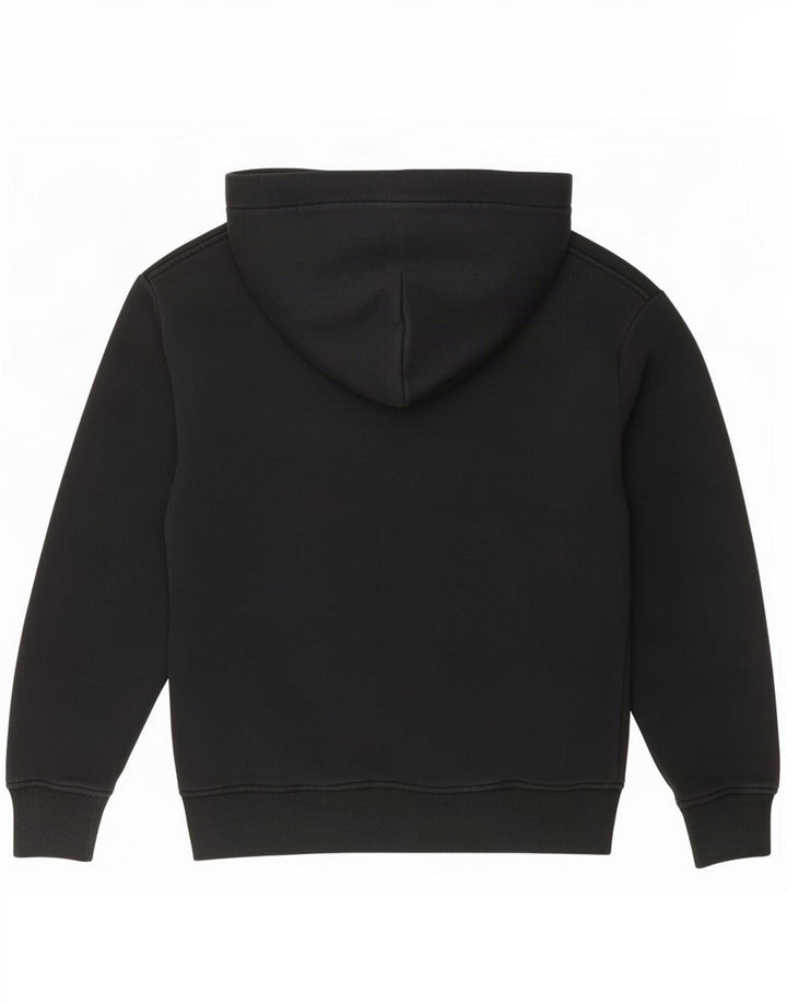 Felpa con cappuccio da uomo Zara in cotone nero medio