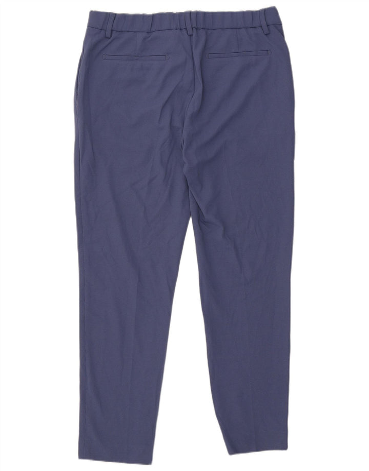 Pantaloni chino slim da uomo Zara EU 44 Large W34 L29 poliestere blu