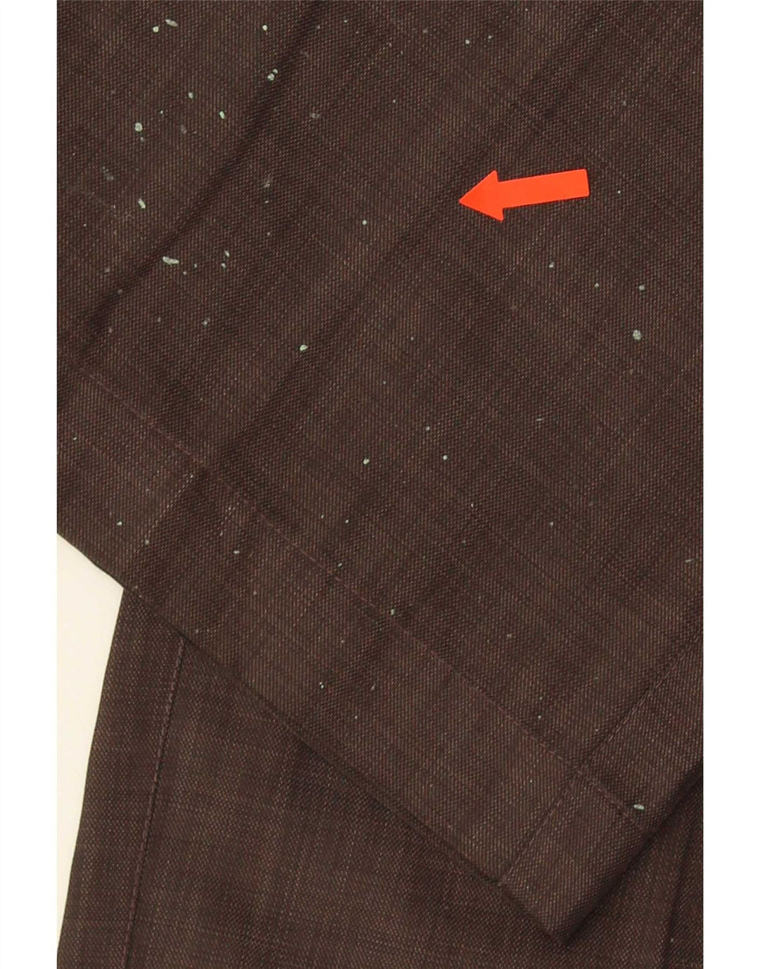 Pantaloni da abito dritti da uomo Champion medi W32 L30 marroni