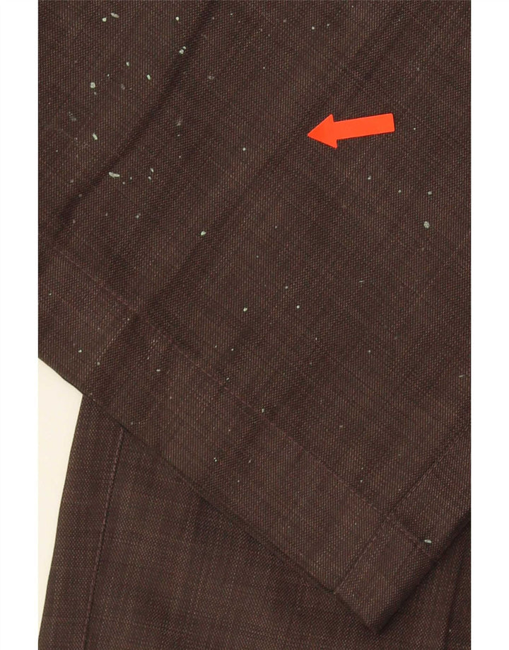 Pantaloni da abito dritti da uomo Champion medi W32 L30 marroni