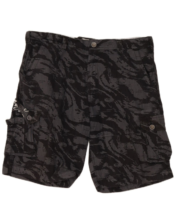 Pantaloncini cargo grafici da uomo Billabong W40 XL grigio mimetico