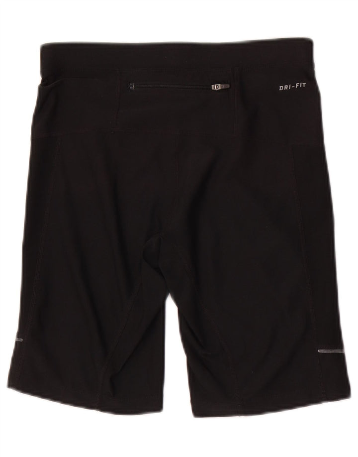 Pantaloncini sportivi Nike da donna Dri Fit UK 8 piccoli poliestere nero