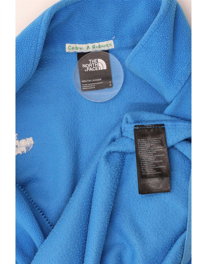 Giacca in pile The North Face da ragazzo 11-12 anni Large Blu in poliestere