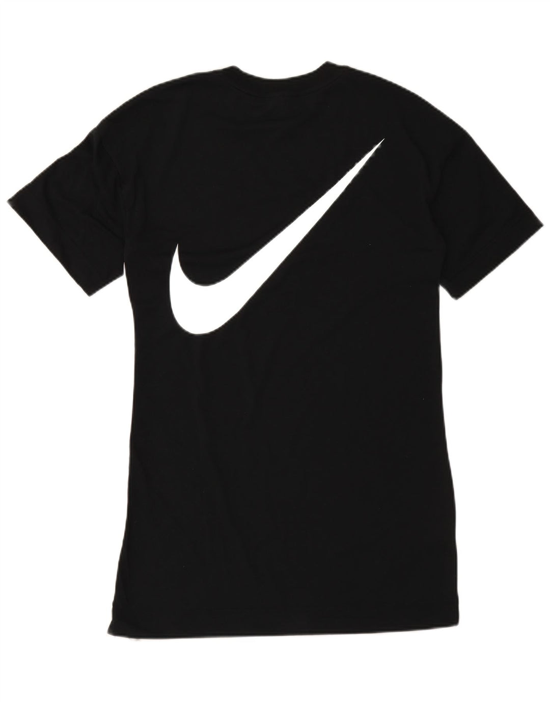 Abito t-shirt con grafica NIKE da donna UK 10 piccolo poliestere nero