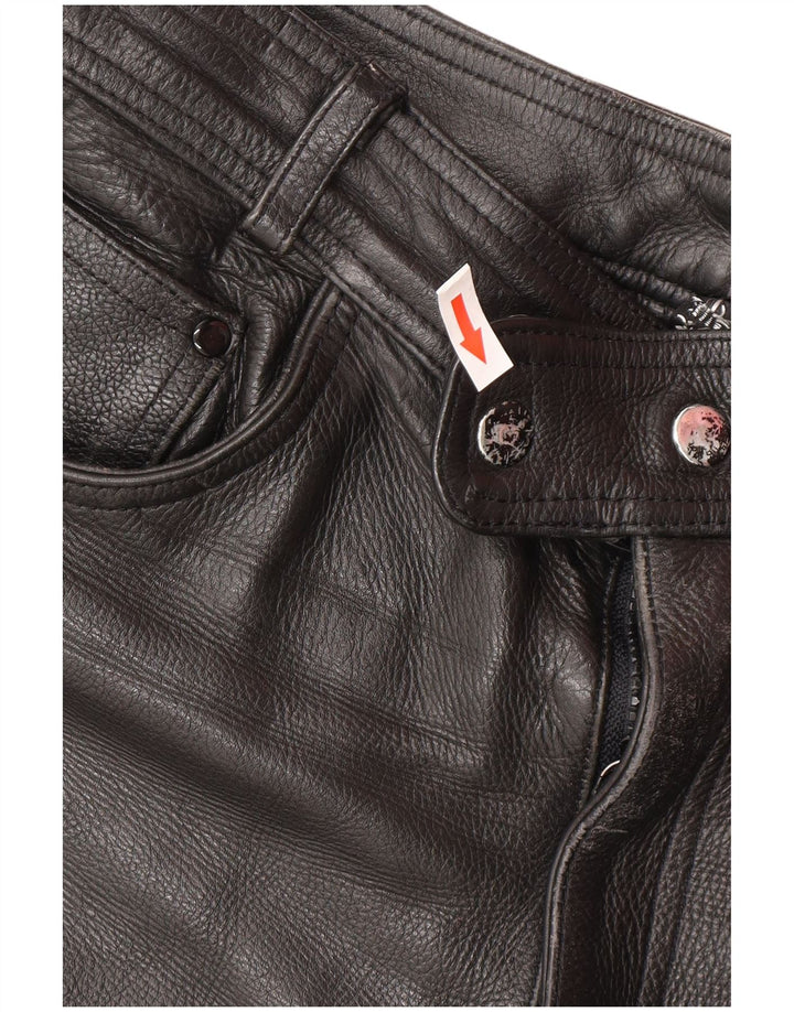 Pantaloni in pelle da uomo Heros By Held W32 L30 Pelle nera