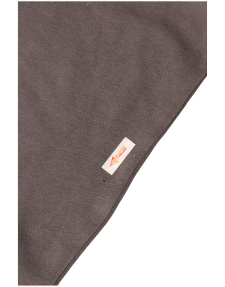 Felpa grafica da uomo Nike Felpa in cotone color block grigio medio