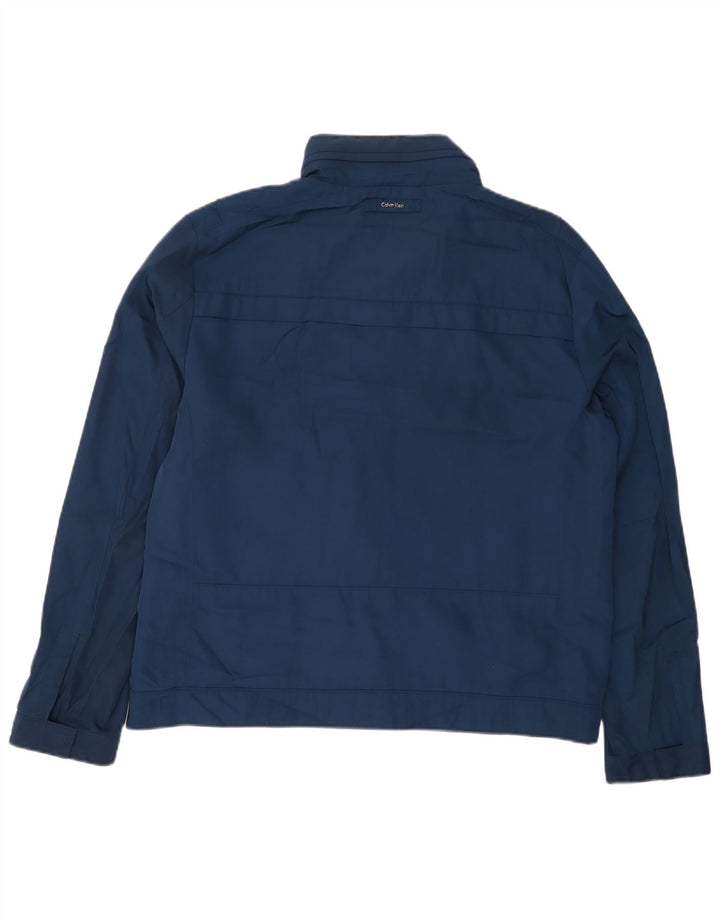 Giubbotto bomber da uomo Calvin Klein UK 42 XL poliestere blu navy