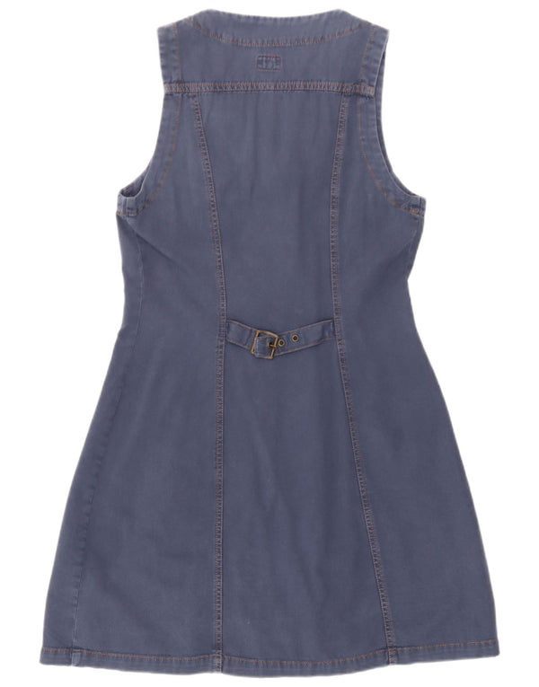 Abito in denim senza maniche da donna Miss Sixty UK 12 Cotone medio blu navy