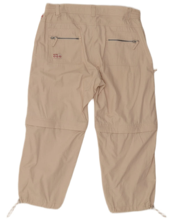 Pantaloni cargo Capri da uomo TCM UK 14/16 Large W32 L22 Poliestere beige