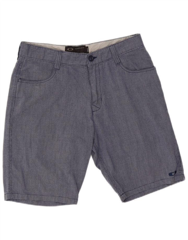 Pantaloncini casual da uomo Oakley W32 in cotone blu medio