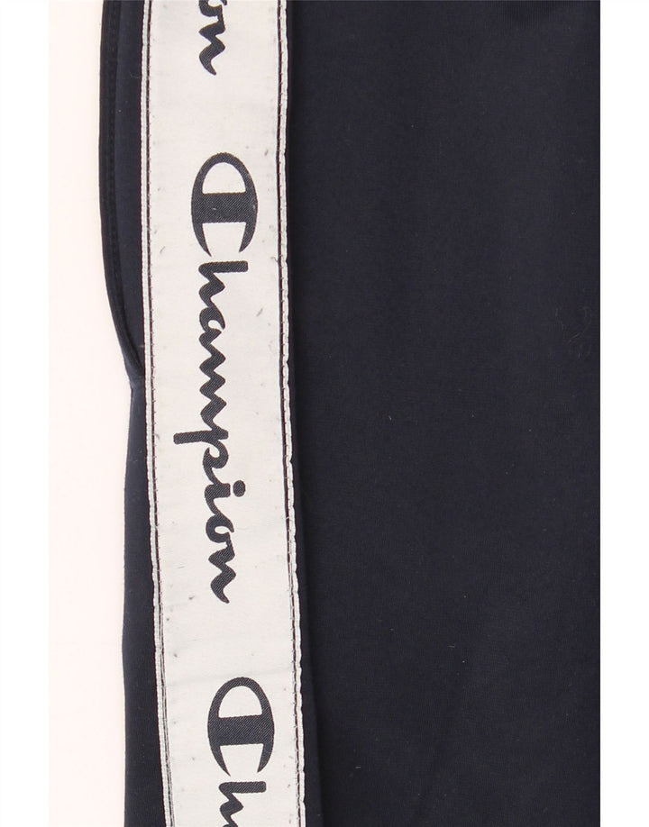 Pantaloni da tuta grafica da uomo Champion a blocchi di colore blu navy medio