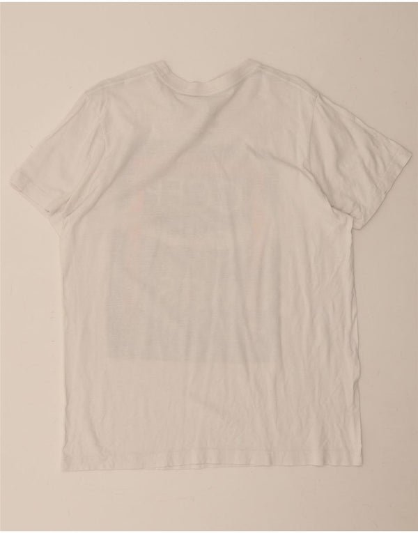 T-shirt grafica Nike da uomo grande bianca
