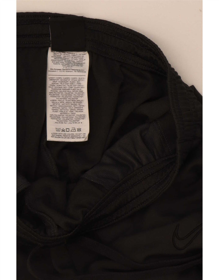 Pantaloni da tuta Nike Dri Fit da uomo, piccoli, in poliestere color block nero