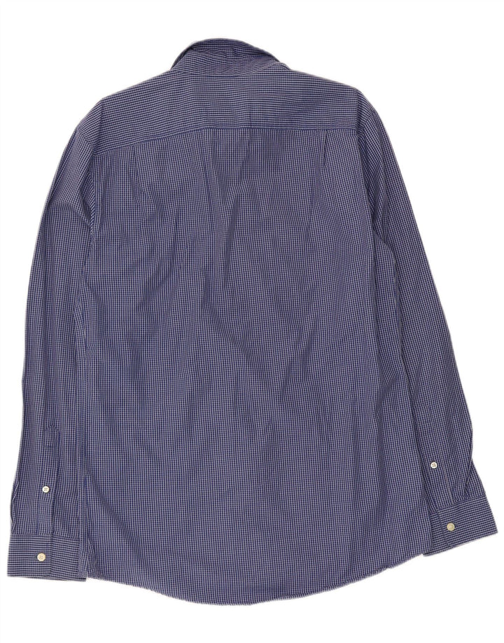 Camicia da uomo Jack Wills in cotone a quadretti blu medio