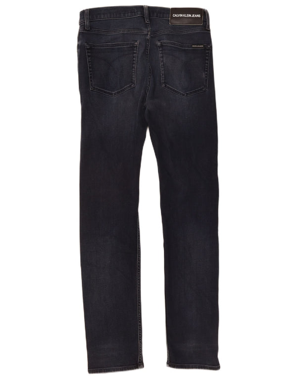 Jeans skinny da uomo Calvin Klein W31 L32 cotone blu navy