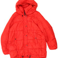 Giacca imbottita oversize con cappuccio Trafaluc da donna Zara UK 14 rossa media