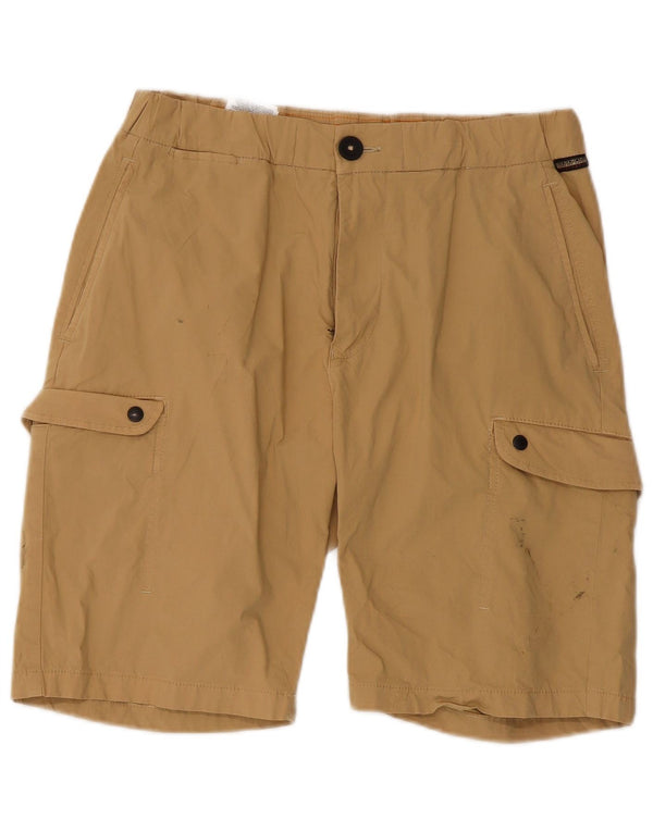 Pantaloncini cargo da bambino Napapijri 15-16 anni Large W30 Cotone Beige