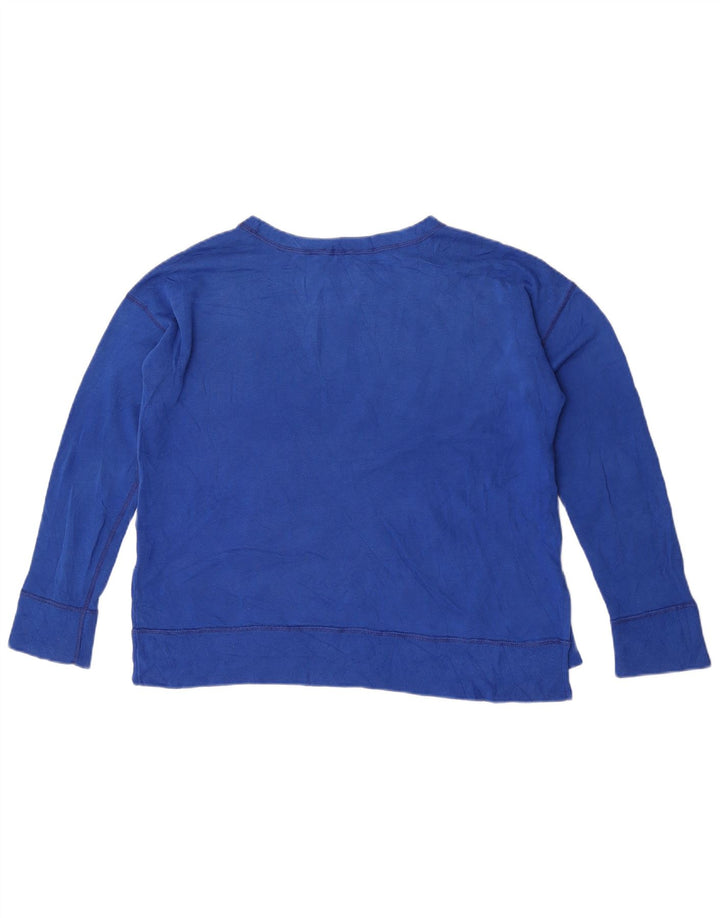 Polo Ralph Lauren Felpa oversize da donna Maglione UK 10 Piccolo Blu