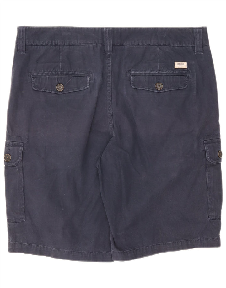 Pantaloncini cargo da uomo Timberland W38 XL in cotone blu navy
